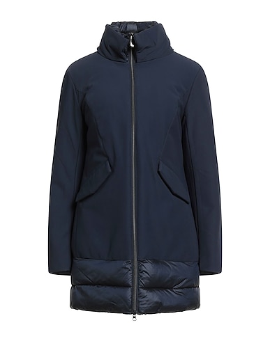 TOY G. Manteau long Bleu marine 74% Polyamide, 26% Élasthanne