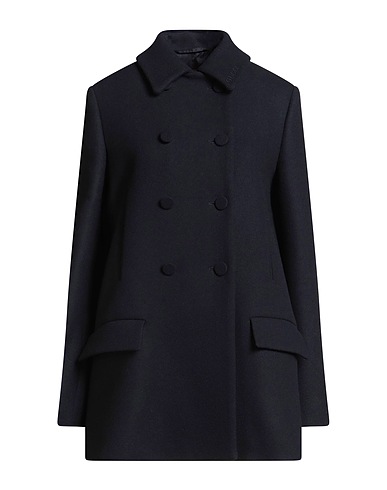 GUCCI Coat Midnight blue 100% Wool, Polyester