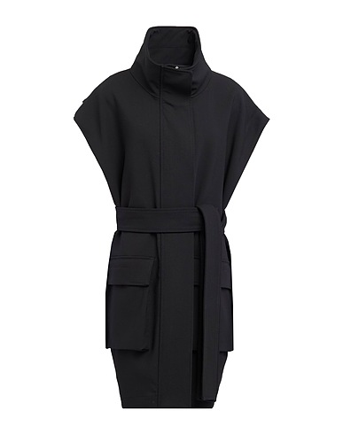 ARMARIUM Coat Black 100% Virgin Wool, Cupro