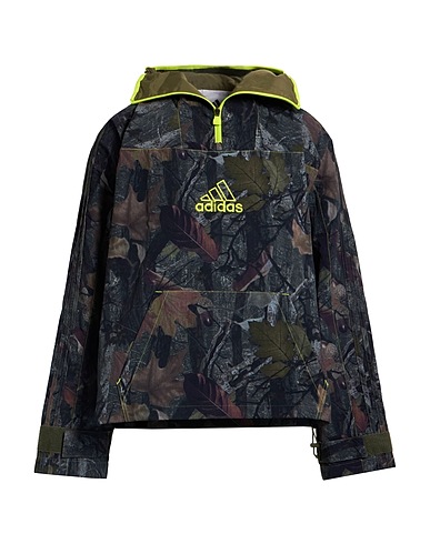 ADIDAS ORIGINALS Jacket Dark green 100% Recycled polyamide
