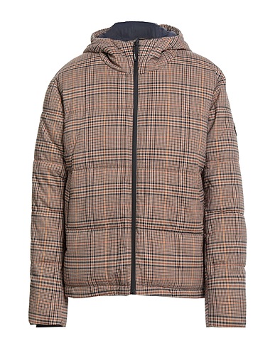 MANUEL RITZ Shell  jacket Beige 80% Polyester, 18% Viscose, 2% Elastane