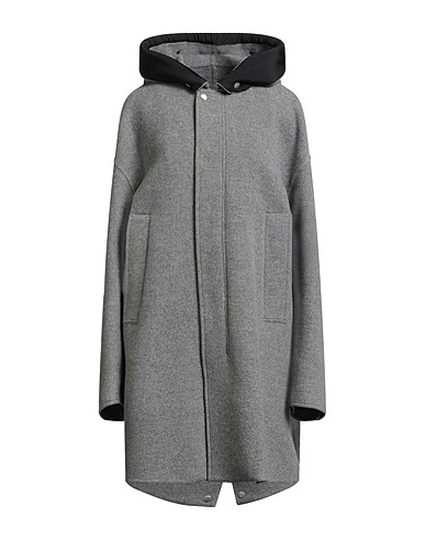 JIL SANDER Coat Grey 100% Virgin Wool
