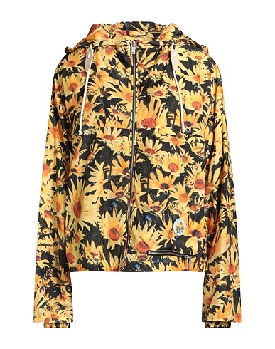 JIL SANDER Jacket Yellow 66% Polyamide, 34% Viscose