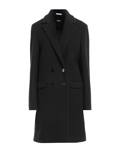 SOPI Cappotto Nero 100% Poliestere