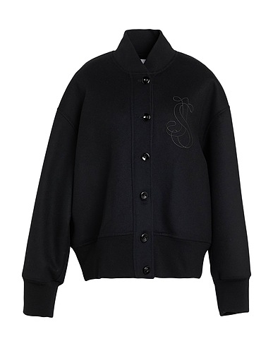 JIL SANDER Bomber Black 100% Wool