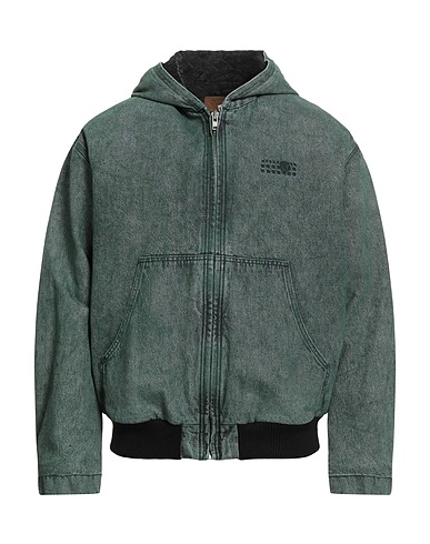 MM6 MAISON MARGIELA Jeansjacke Grün 100% Baumwolle