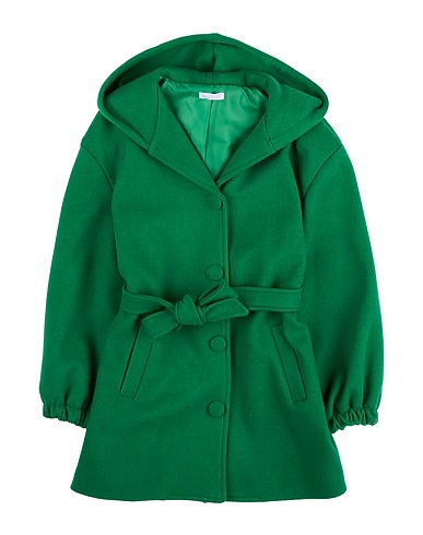 MEILISA BAI Coat Green 100% Polyester
