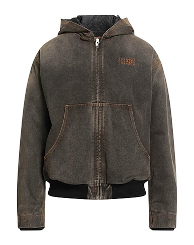 MM6 MAISON MARGIELA Denim jacket Brown 100% Cotton