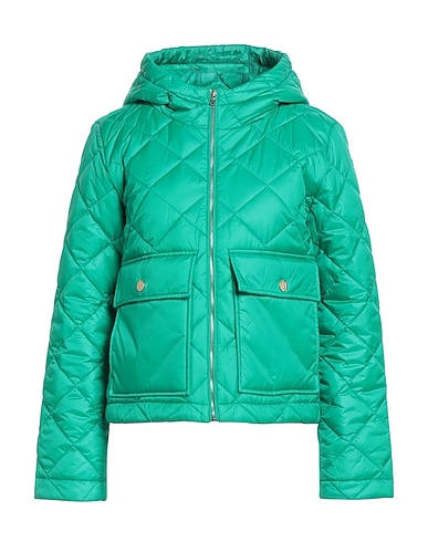 EMME by MARELLA Shell  jacket Green 100% Polyamide