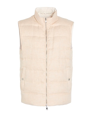 ELEVENTY Gilet Beige 100% Linen
