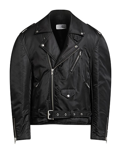MM6 MAISON MARGIELA Biker jacket Black 100% Polyamide