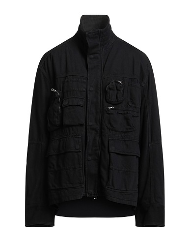 MM6 MAISON MARGIELA Denim jacket Black 100% Cotton