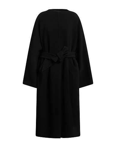 MM6 MAISON MARGIELA Midi dress Black 70% Wool, 27% Polyamide, 3% Other Fibres