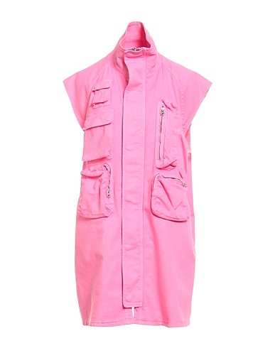MM6 MAISON MARGIELA Denim jacket Pink 97% Cotton, 3% Elastane