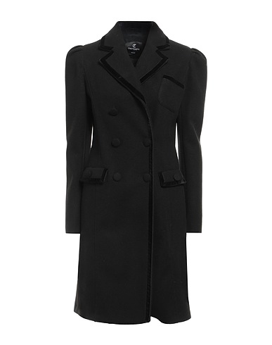 CRISTINAEFFE Παλτό Μαύρο 57% Ακρυλικό, 40% Πολυεστέρας, 3% Μαλλί