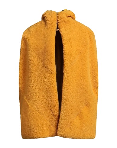RICK OWENS Cloak Marigold 100% Lamb Shearling