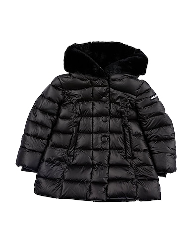MONNALISA Piumino Nero 97% Poliestere, 3% Elastan