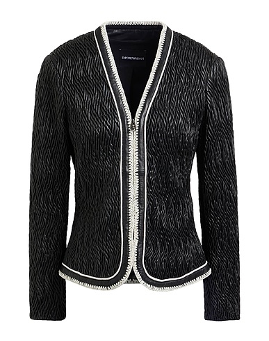 EMPORIO ARMANI Jacket Black 100% Lambskin