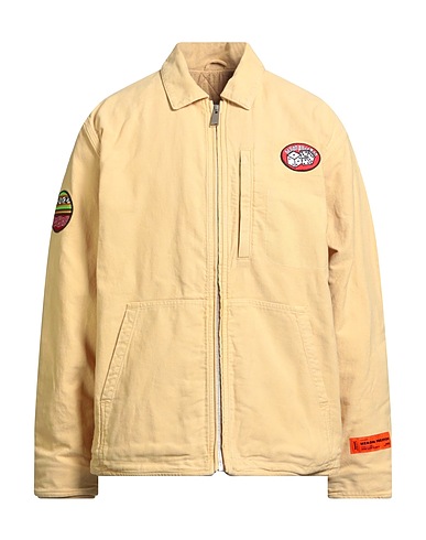 HERON PRESTON Jacket Mustard 100% Cotton