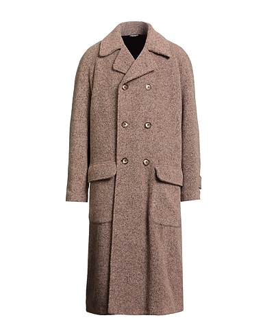 DOLCE&GABBANA Coat Beige 90% Alpaca wool, 10% Polyamide