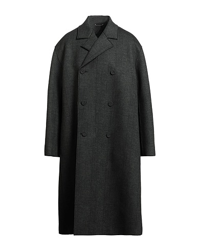 DIOR Coat Dark green 100% Virgin Wool