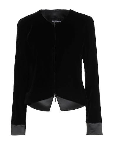EMPORIO ARMANI Jacket Black 65% Viscose, 35% Cupro, Polyester