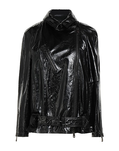 EMPORIO ARMANI Giacca biker Nero 100% Pelle di agnello