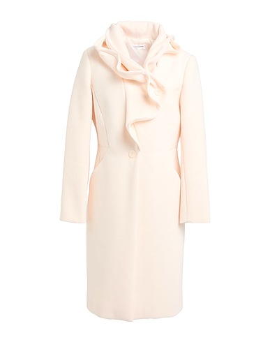 SANDRO FERRONE Cappotto Panna 90% Poliestere, 10% Lana