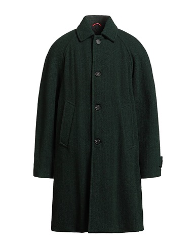 PALTÒ Cappotto Verde 100% Lana Vergine