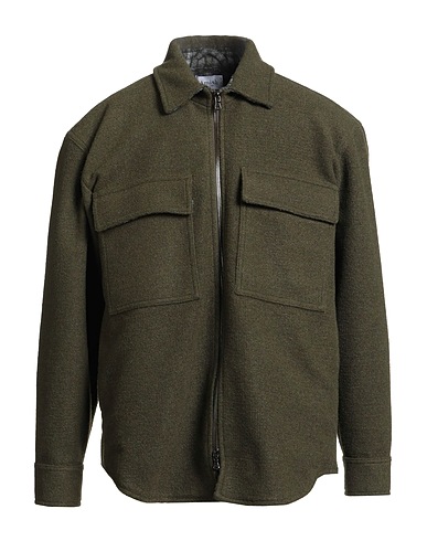 AMISH SUPPLIES Jacket Military green 65% Polyester, 35% Wool