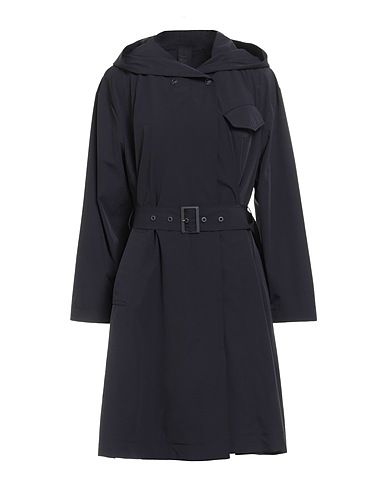 EMPORIO ARMANI Double breasted pea coat Navy 90% Polyamide, 10% Elastane