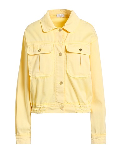 REBEL QUEEN by LIU •JO Jacket Pastel yellow 97% Cotton, 3% Elastane