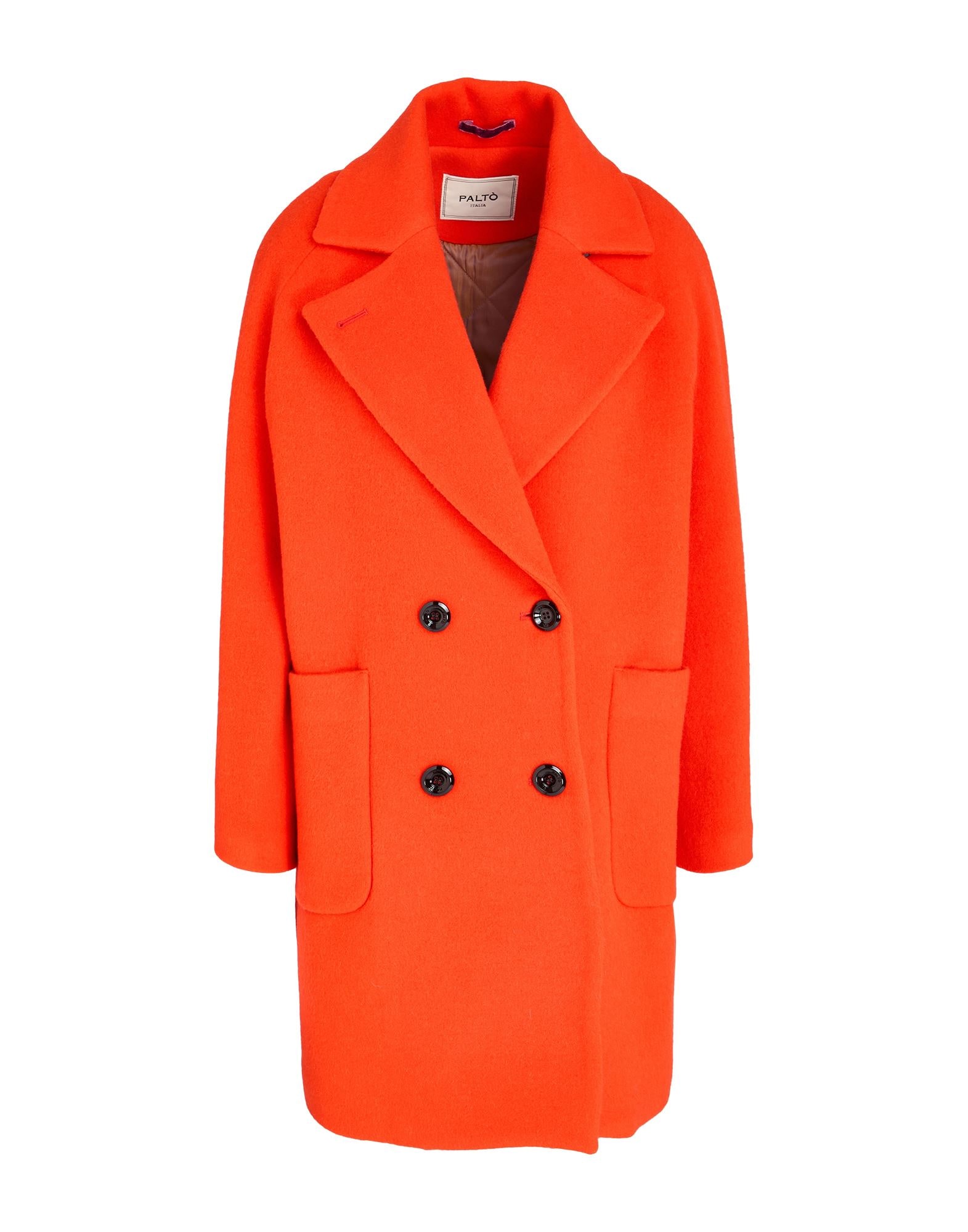 MOSCHINO Coats & Jackets | Orange Women's Coat | YOOX