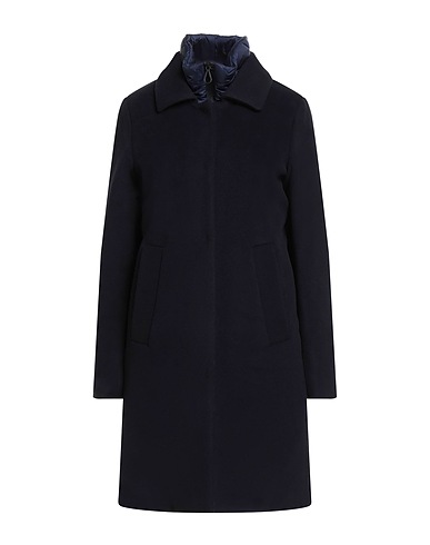 PALTÒ Coat Midnight blue 65% Wool, 28% Polyamide, 7% Cashmere
