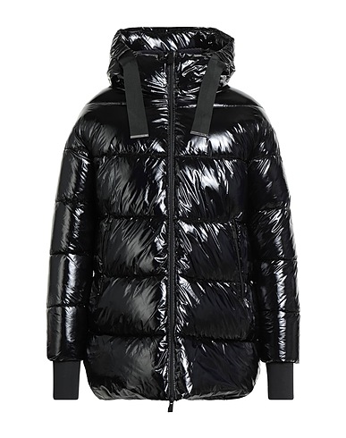 SUNS BOARDS Μπουφάν με επένδυση από πούπουλα Μαύρο 100% Πολυαμίδη