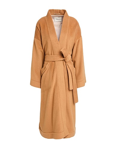 PALTÒ Coat Camel 38% Alpaca wool, 32% Virgin Wool, 30% Polyamide