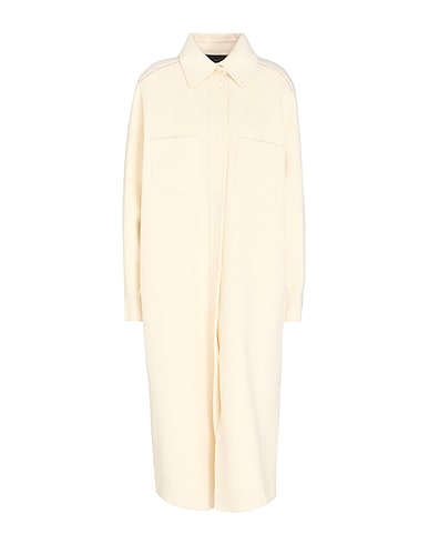 PALTÒ Coat Ivory 80% Wool, 20% Polyester