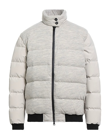 PALTÒ Shell  jacket Light grey 100% Virgin Wool, Polyamide, Elastane