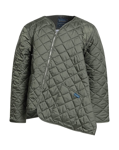 COMME des GARÇONS SHIRT Shell jacket X LAVENHAM Military green 100% Polyester