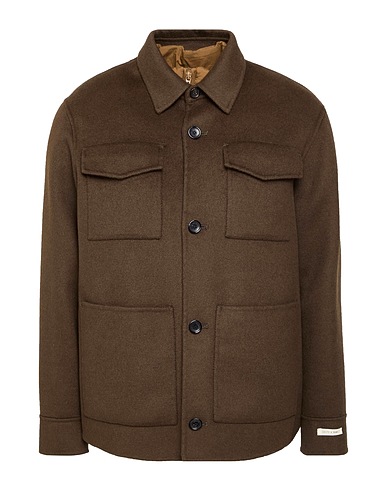 PALTÒ Cappotto Verde militare 80% Lana, 20% Nylon