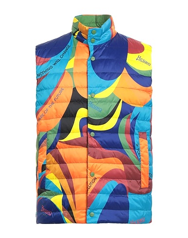 HERNO Veste sans manches GLOBE Orange 100% Polyester