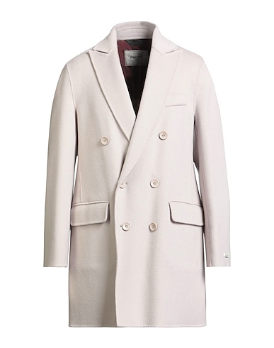 PALTÒ Coat Light grey 80% Wool, 20% Nylon