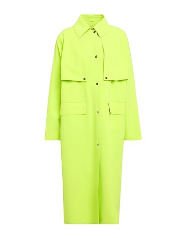 HERNO Full-length jacket Lime green 72% Polyamide, 28% Elastane