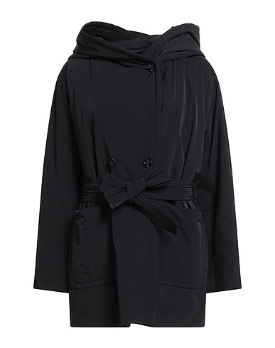 PALTÒ Coat Black 88% Polyamide, 12% Elastane
