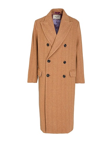 PALTÒ Coat Camel 58% Wool, 32% Polyester, 5% Cashmere, 5% Polyamide
