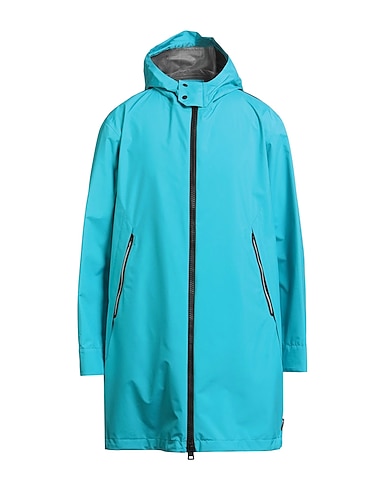 HERNO Full-length jacket LAMINAR Turquoise 100% Polyester, PTFE - Polytetrafluoroethylene, Polyamide