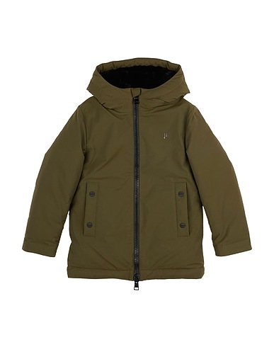 HERNO Shell jacket Military green 100% Polyester