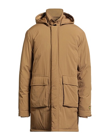 LYLE & SCOTT Coat Camel 100% Nylon, Polyester, Elastane