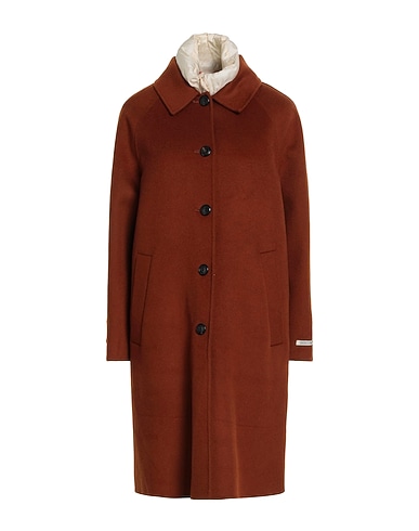PALTÒ Coat Brown 80% Wool, 20% Nylon, Polyester