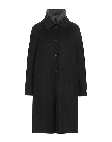 PALTÒ Cappotto Nero 80% Lana, 20% Nylon, Poliestere